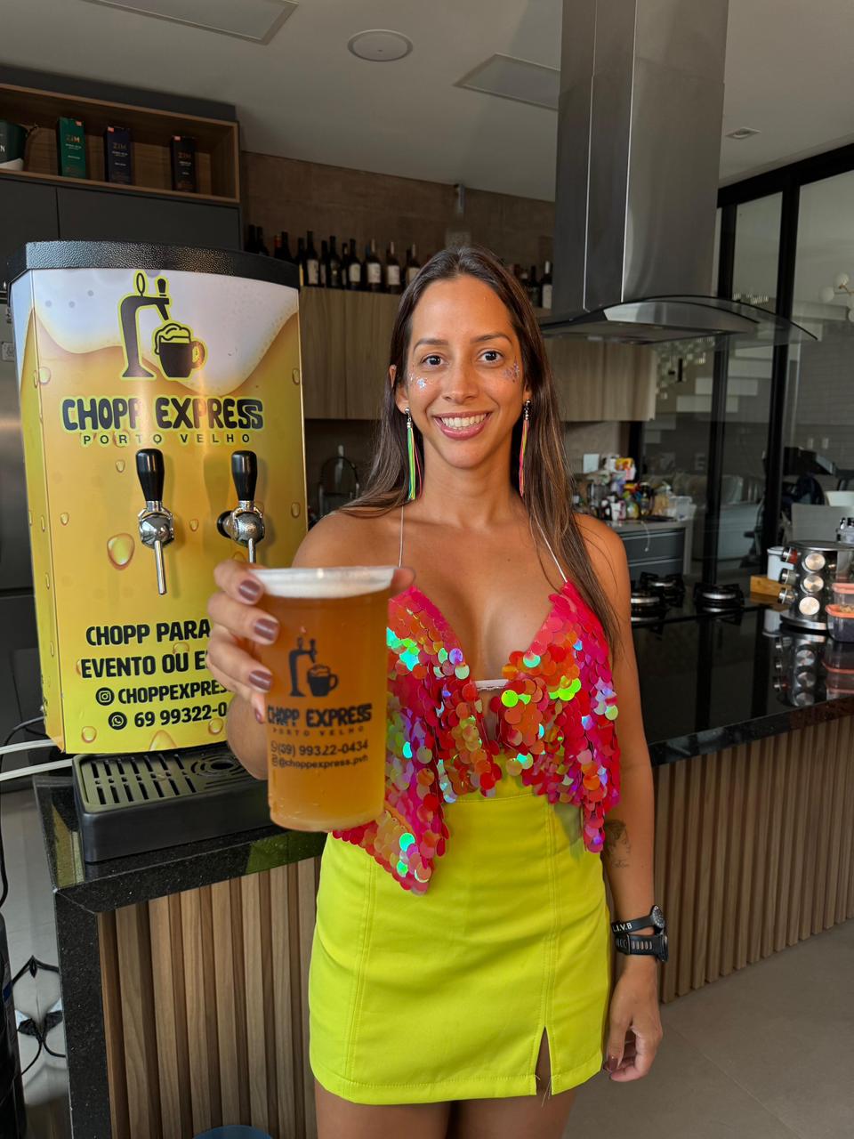Arte promocional Chopp Express 4